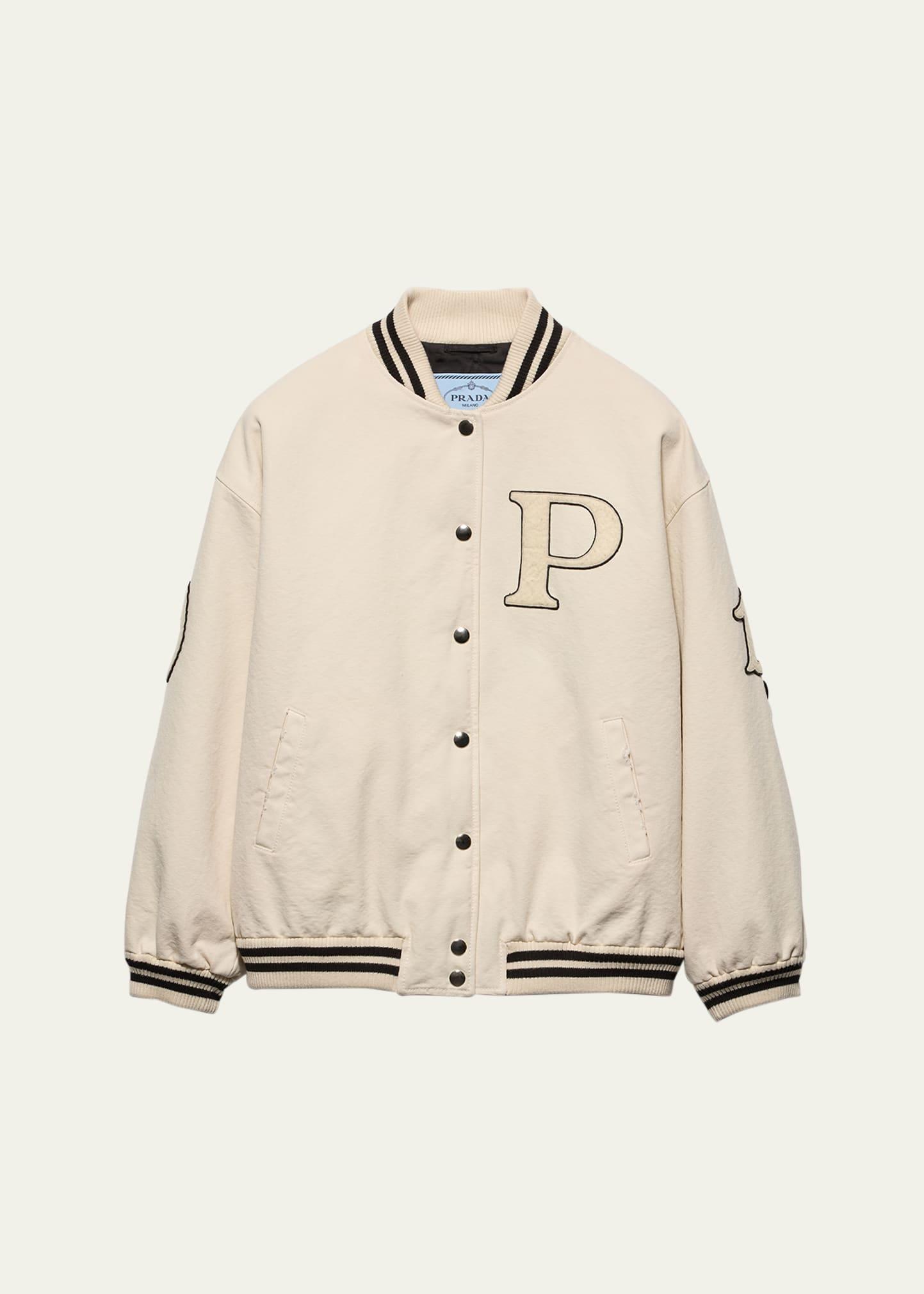 canvas old oversized bomber jacket