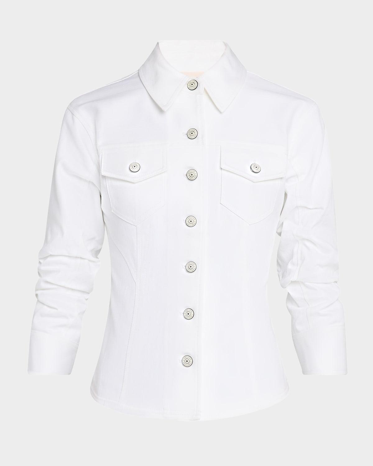 canyon scrunched denim jacket