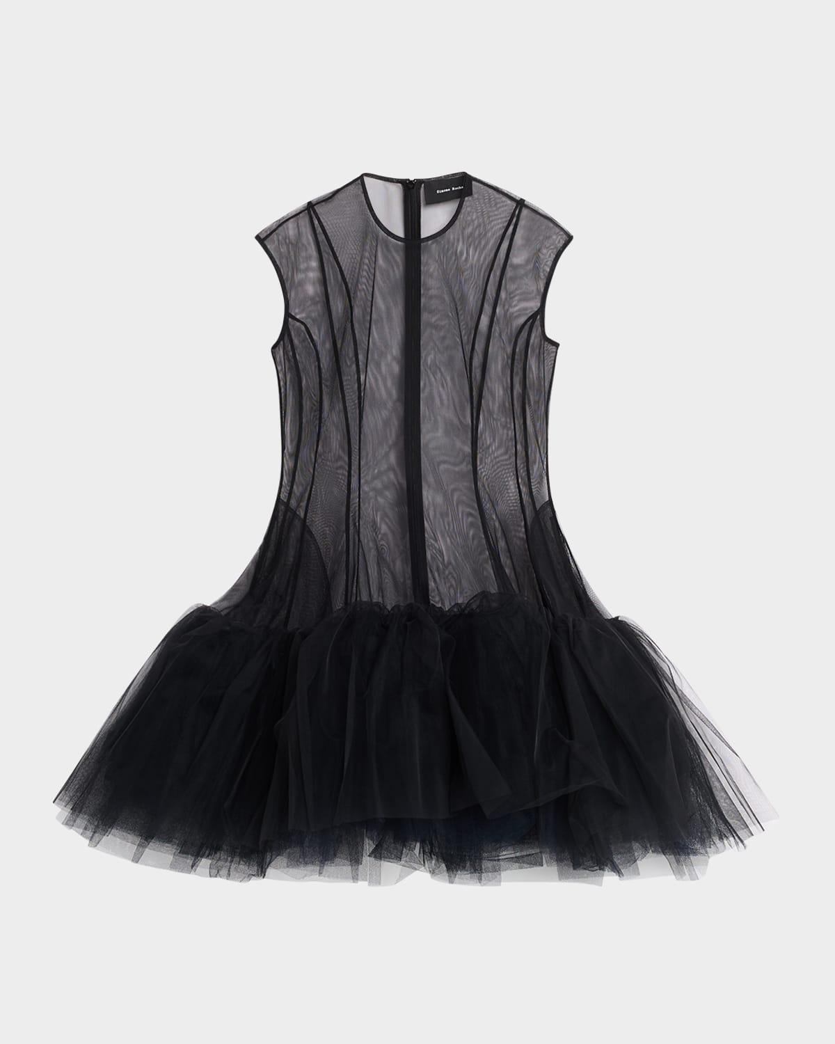 cap-sleeve ballet tutu dress