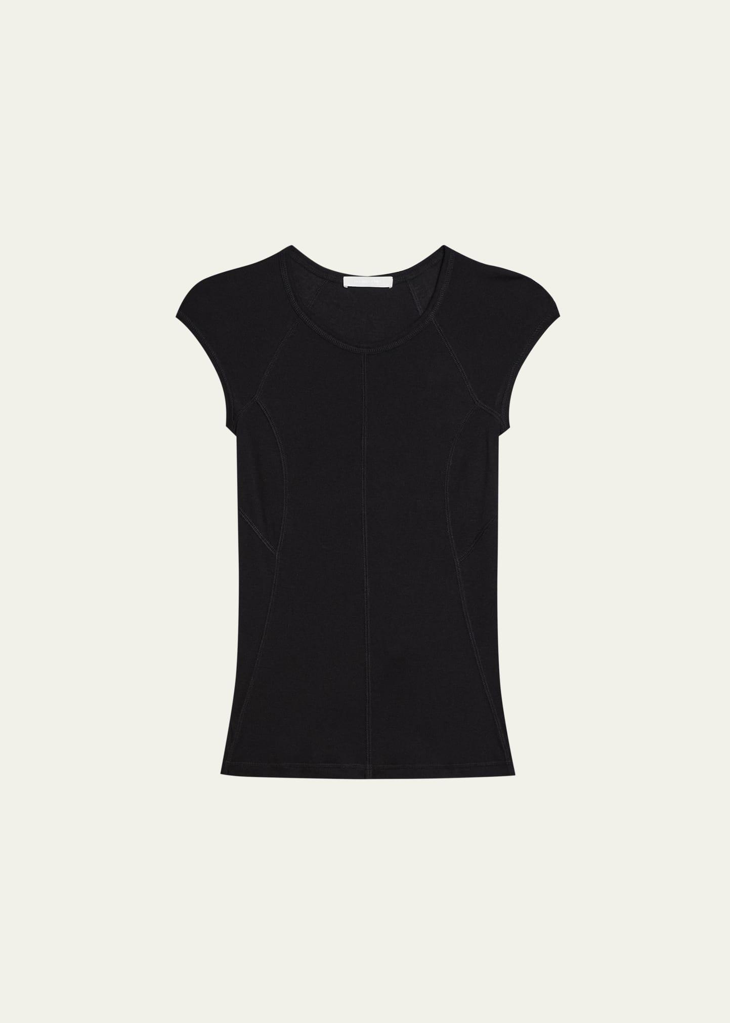 cap-sleeve sport tee