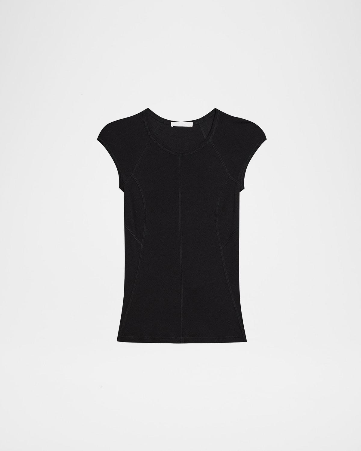 cap-sleeve sport tee