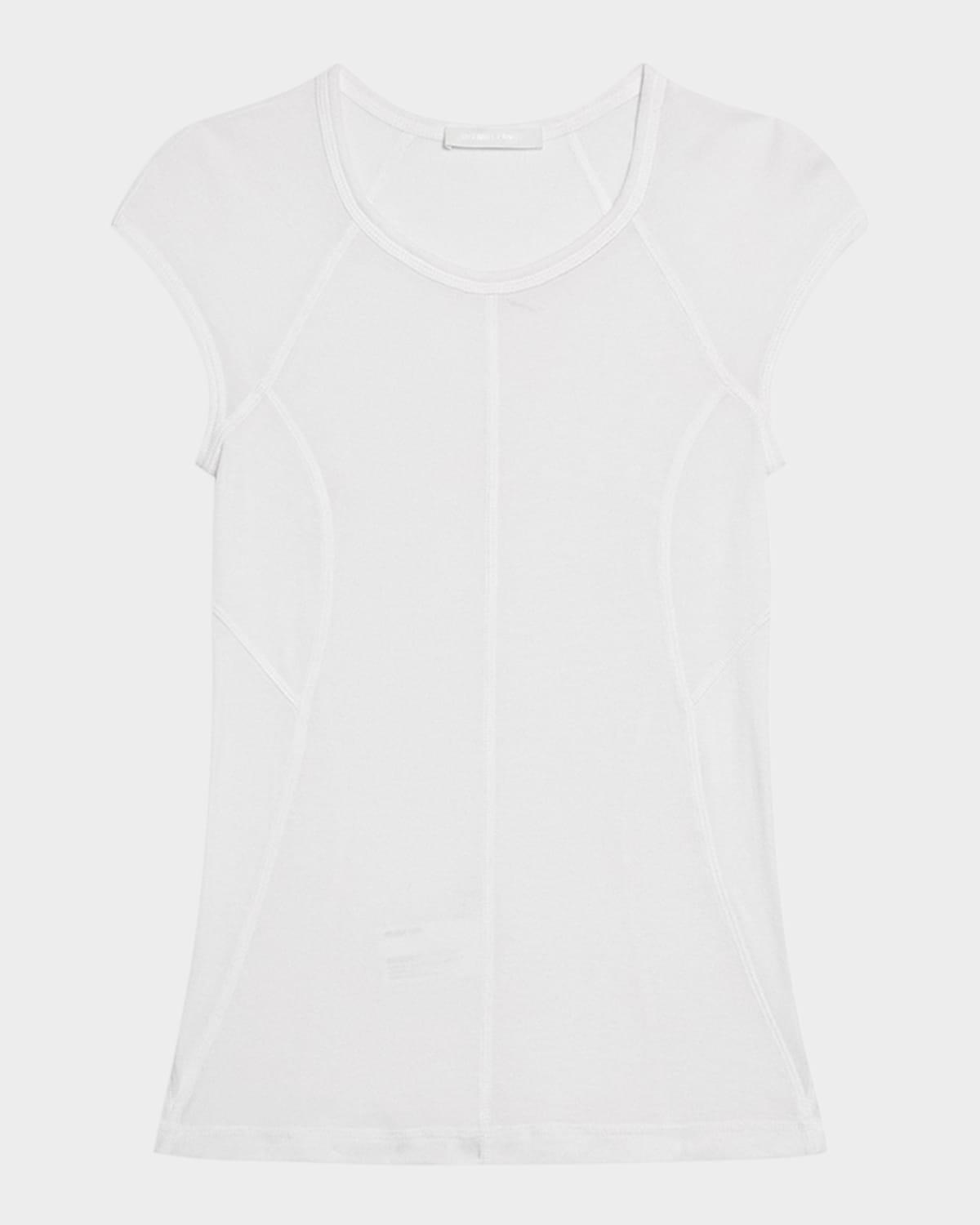 cap-sleeve sport tee