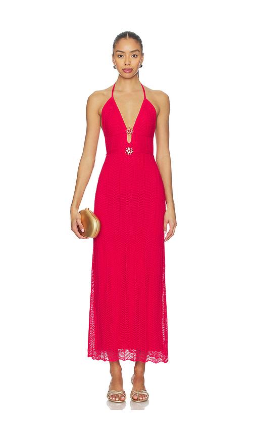 capittana ariel dress in red.