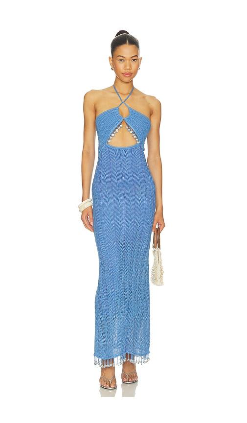 capittana daria dress in blue.
