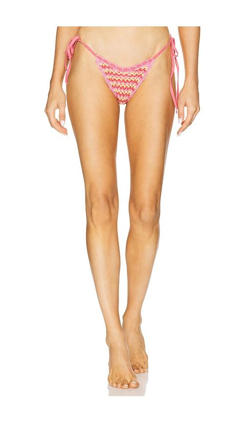 capittana gigi bikini bottom in pink,yellow.
