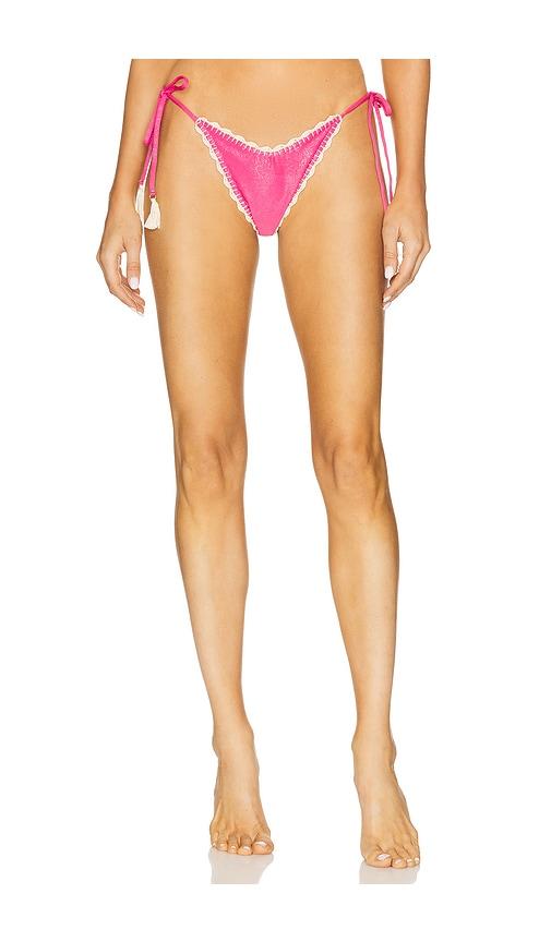 capittana lia bikini bottom in pink.
