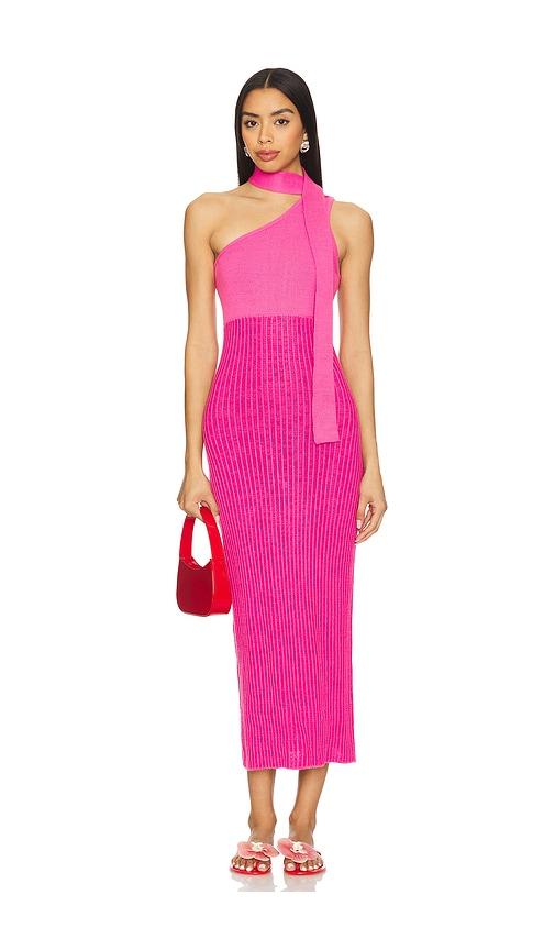 capittana natalie dress in fuchsia.