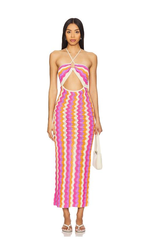 capittana poppy dress in pink.