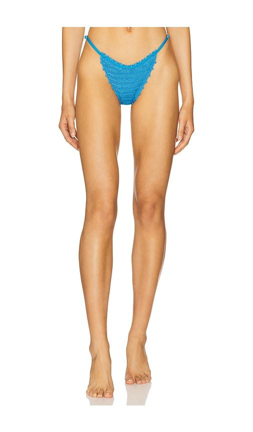 capittana rose bikini bottom in blue.