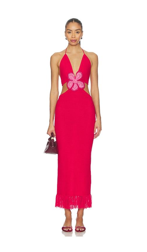 capittana starla dress in red.