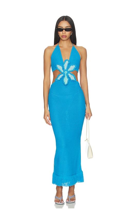 capittana starla dress in royal.