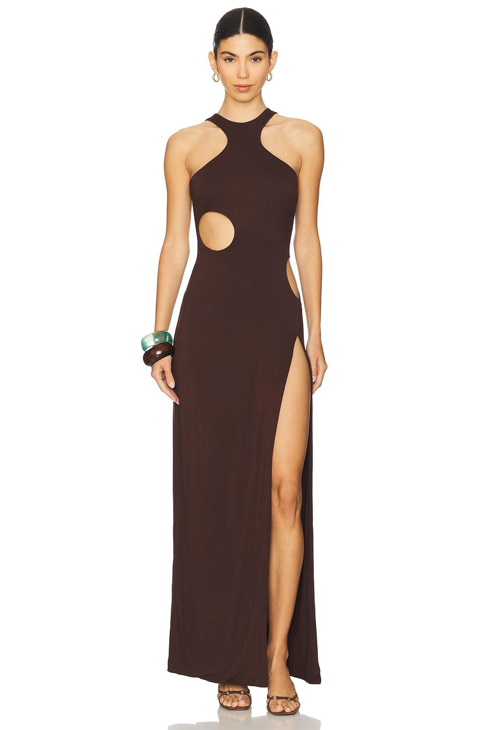 capri cut-out maxi dress