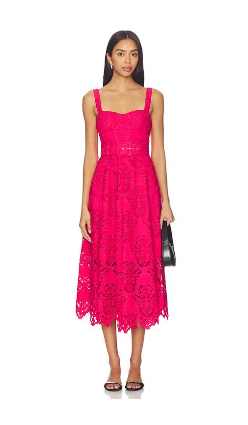 cara cara calypso dress in pink.