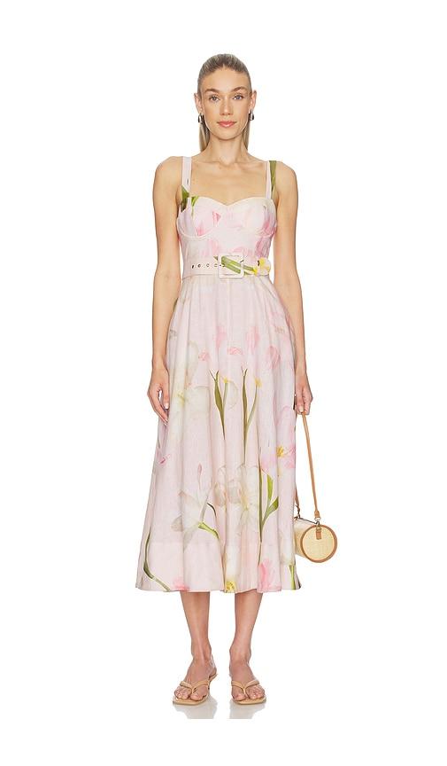 cara cara calypso dress in pink.