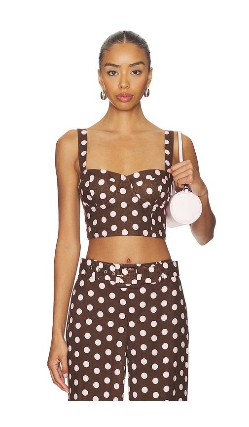 cara cara claudine top in black.