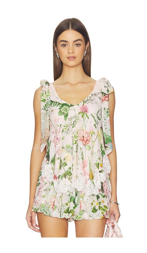 cara cara mari top in pink,green.