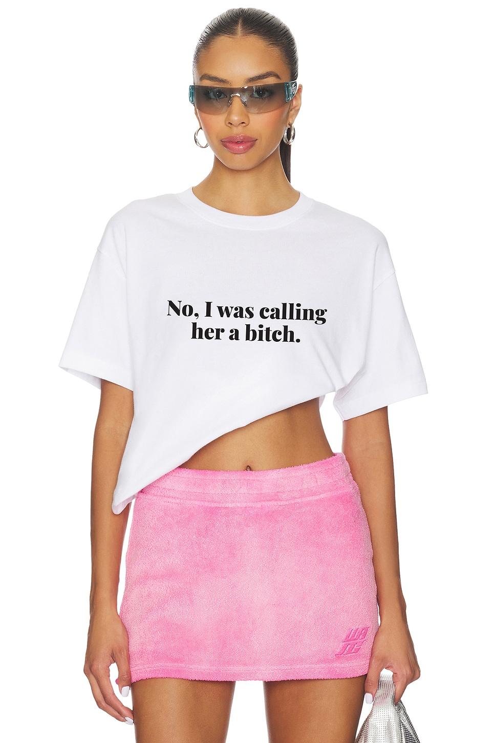 cardi b white tee in white