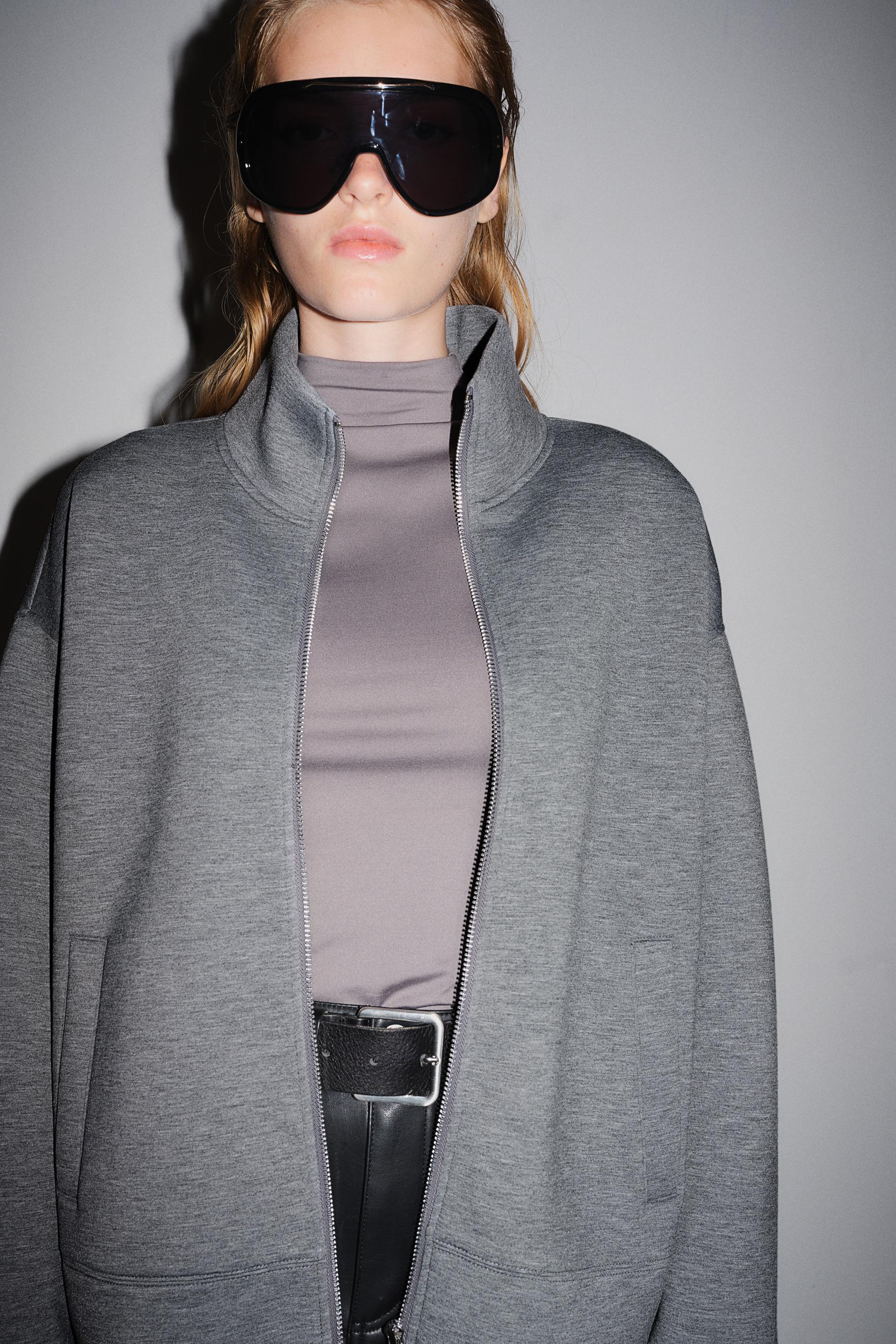 cardigan jacket in scuba