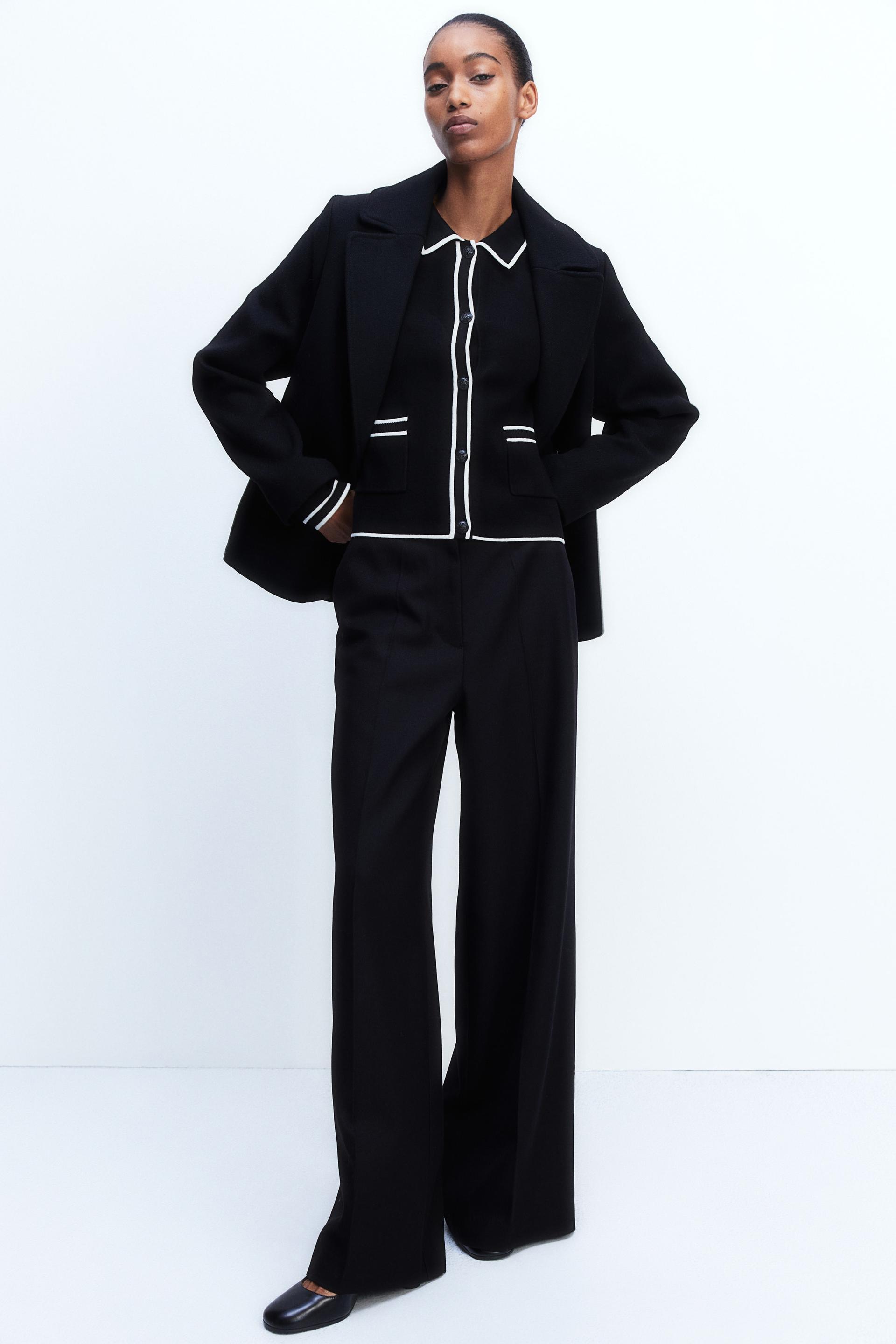 cardigan with collar