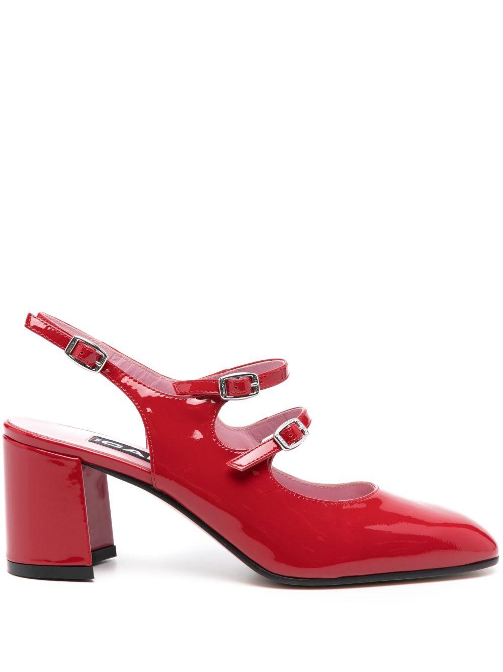 carel banana patent leathet pumps