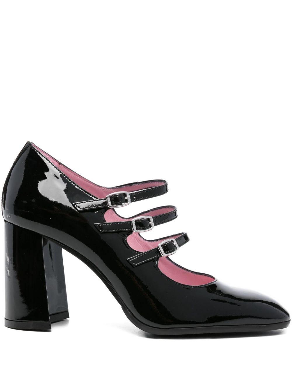 carel keel patent leather pumps