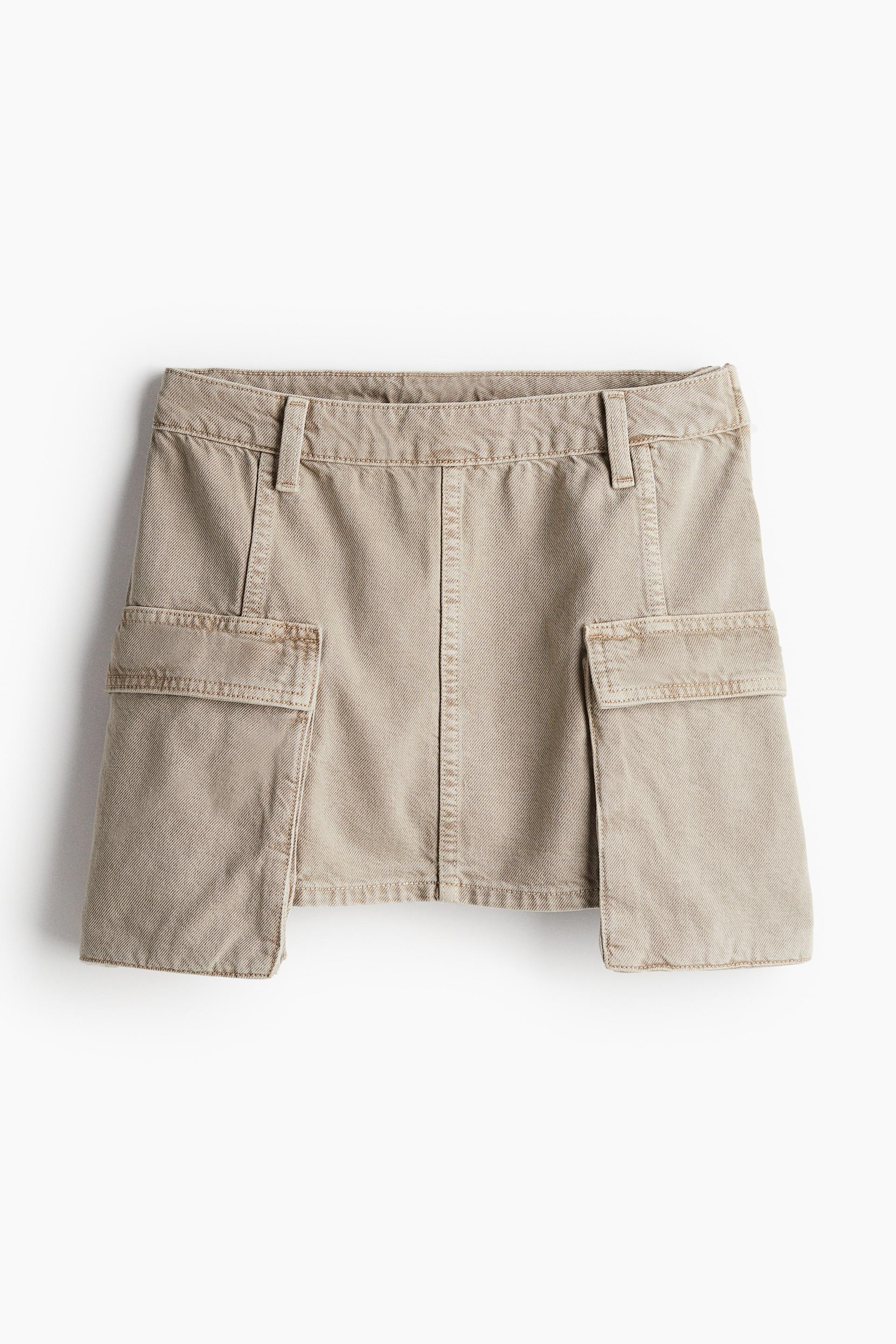 cargo mini skirt