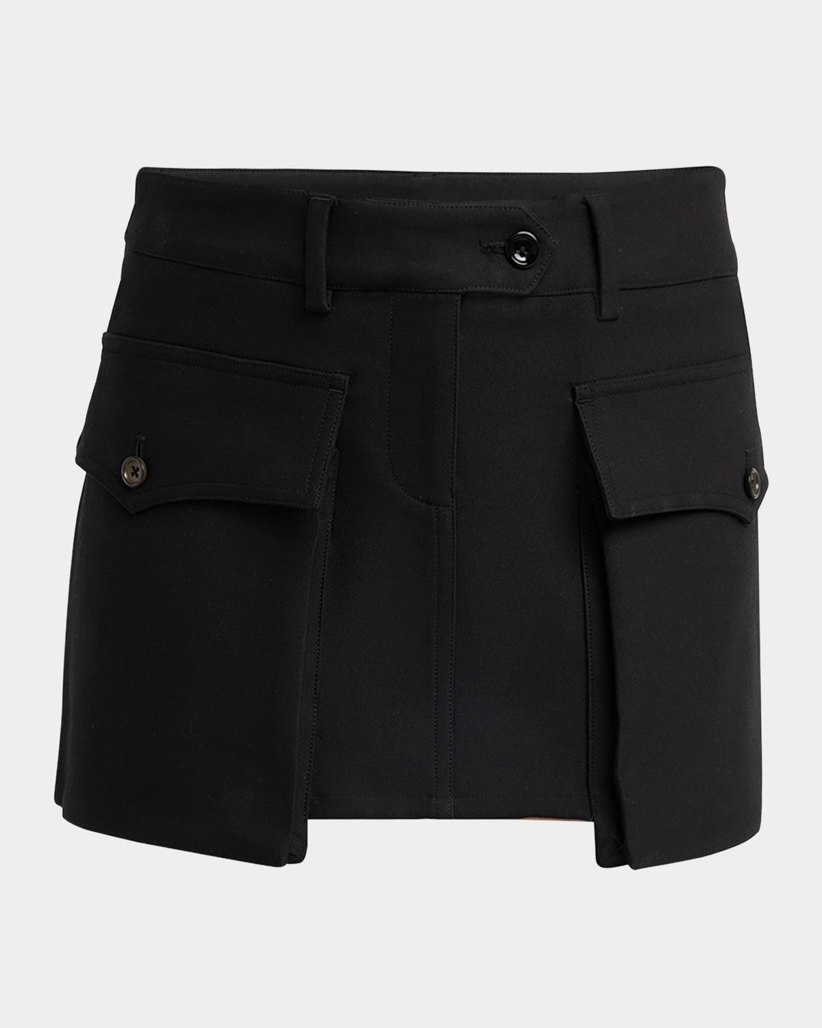 cargo pocket mini skirt