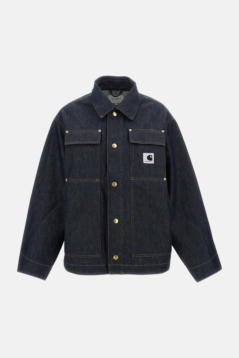 carhartt artic jacket smith denim