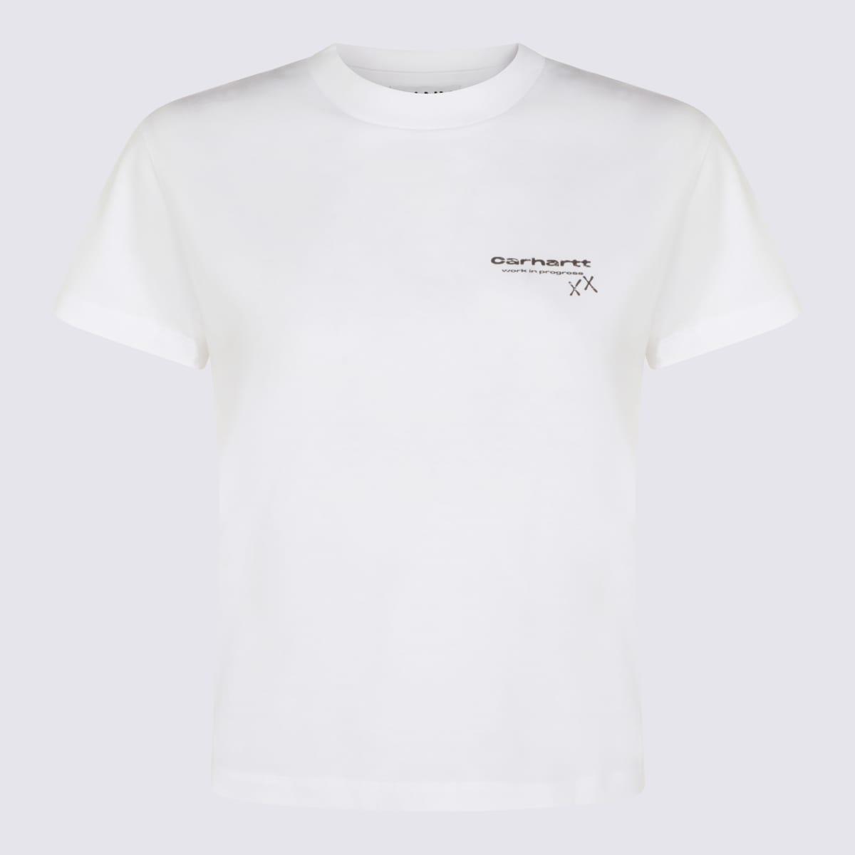 carhartt white cotton garble t-shirt