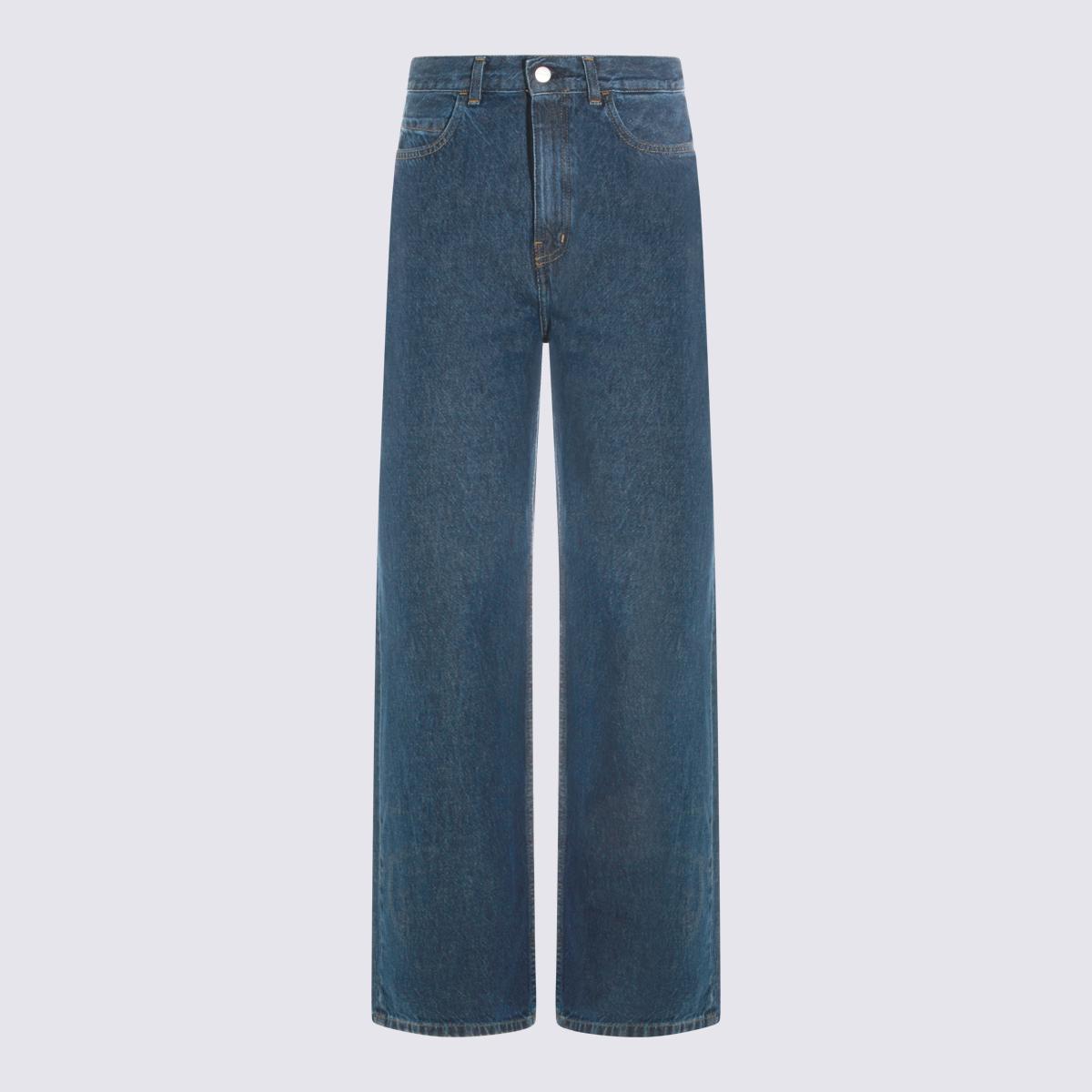 carhartt wip jeans blue stone washed - women