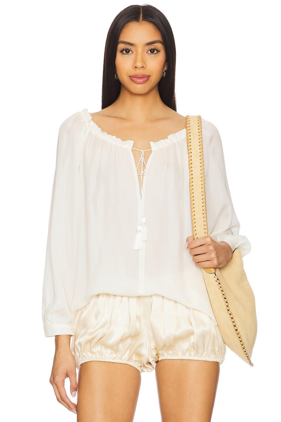 carley s. silk blouse