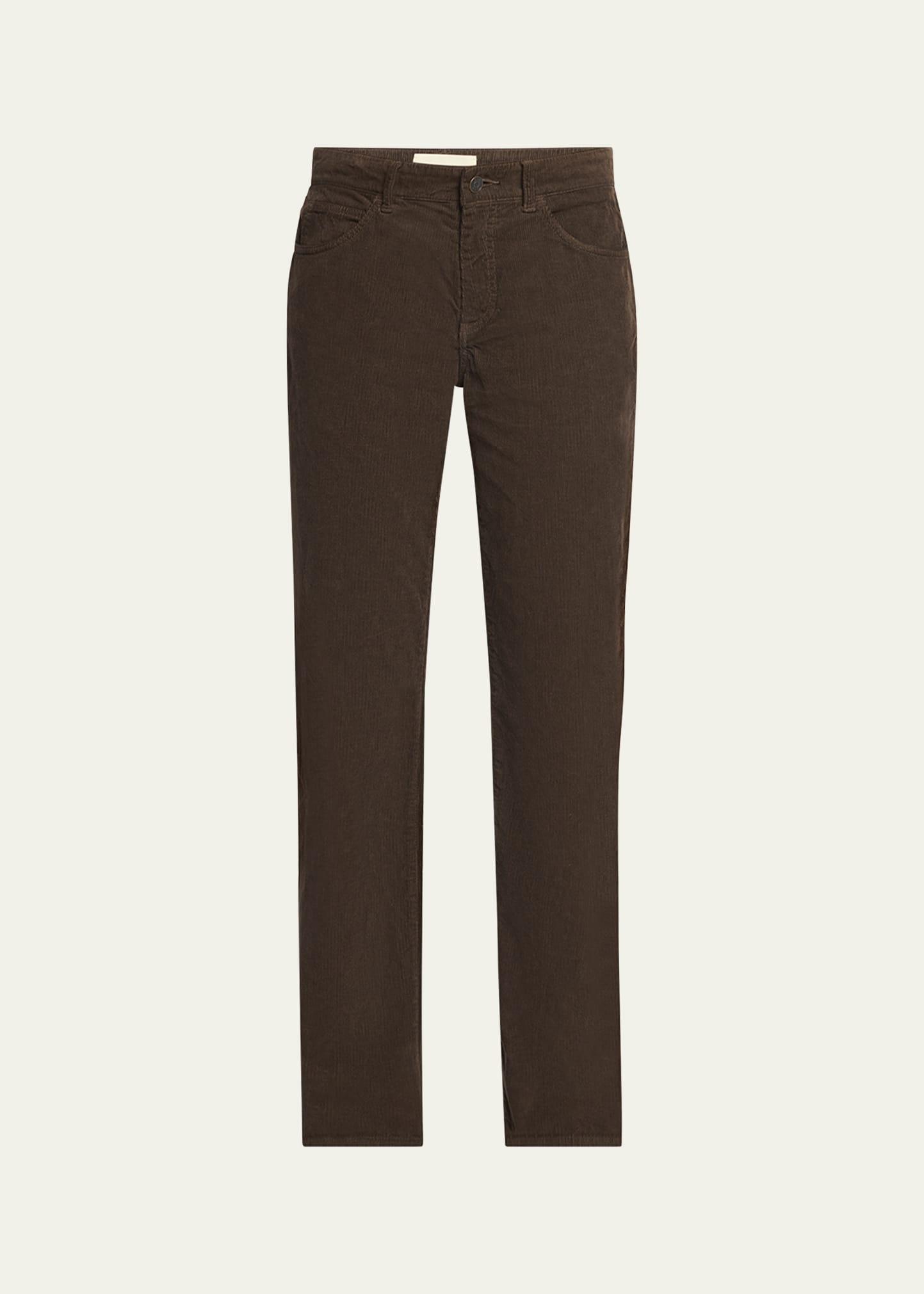 carlyl corduroy straight-leg pants