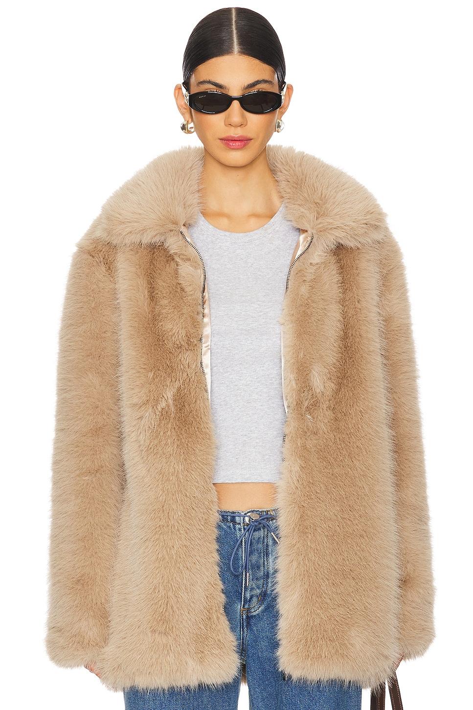 carmen faux fur coat