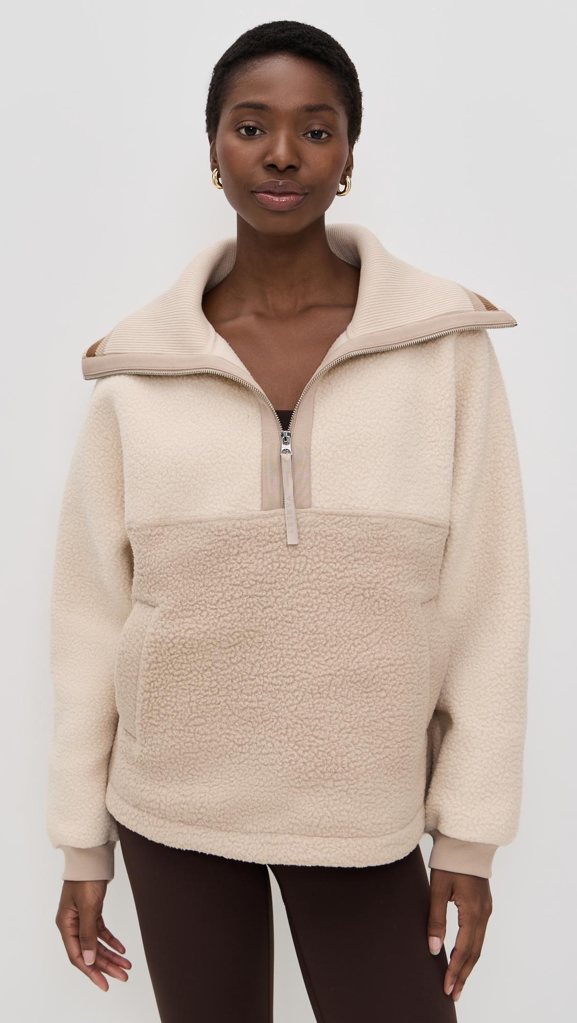 carmine relaxed half zip sweatshirt