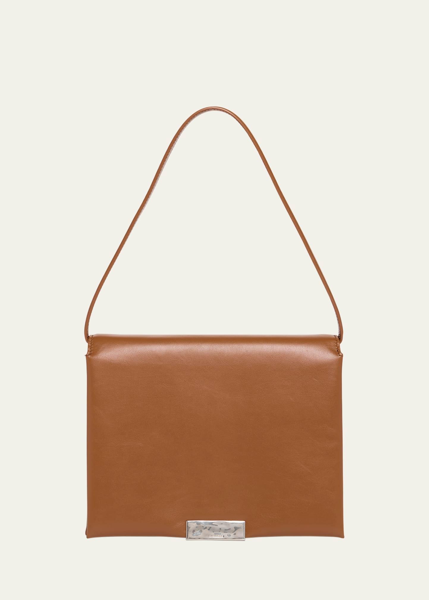 carnet medium flap calfskin shoulder bag