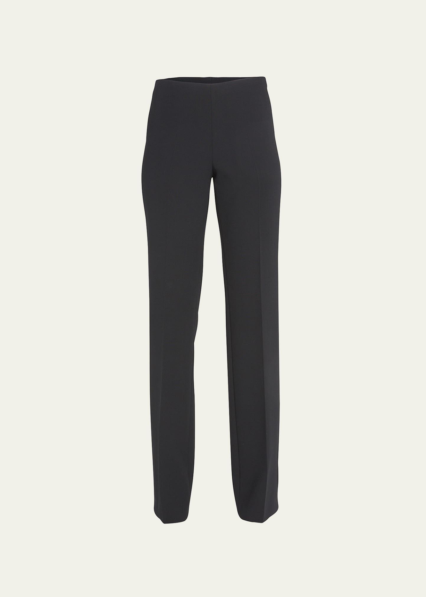 carol classic flat-front pants