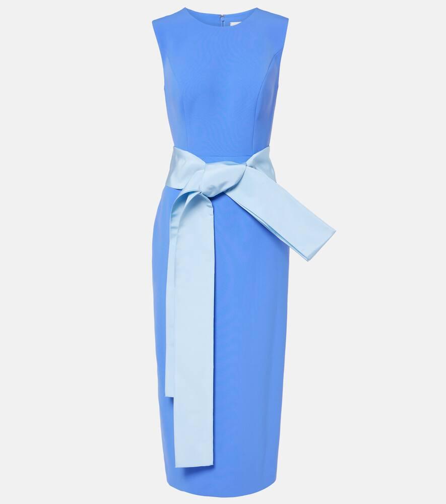 carolina herrera crêpe cocktail dress
