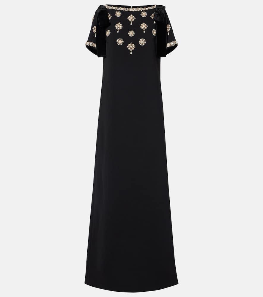 carolina herrera embellished gown