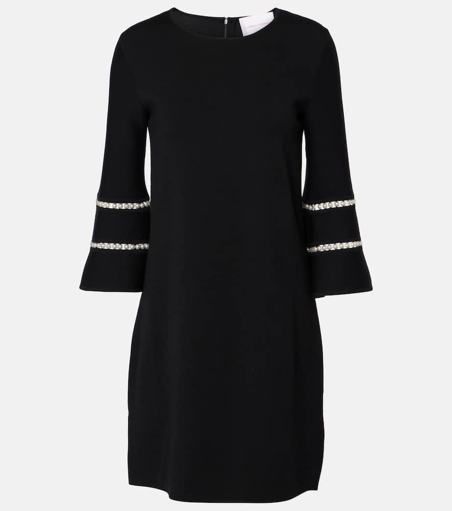 carolina herrera embellished wool