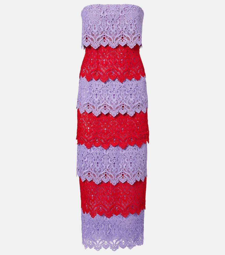 carolina herrera lace cocktail dress