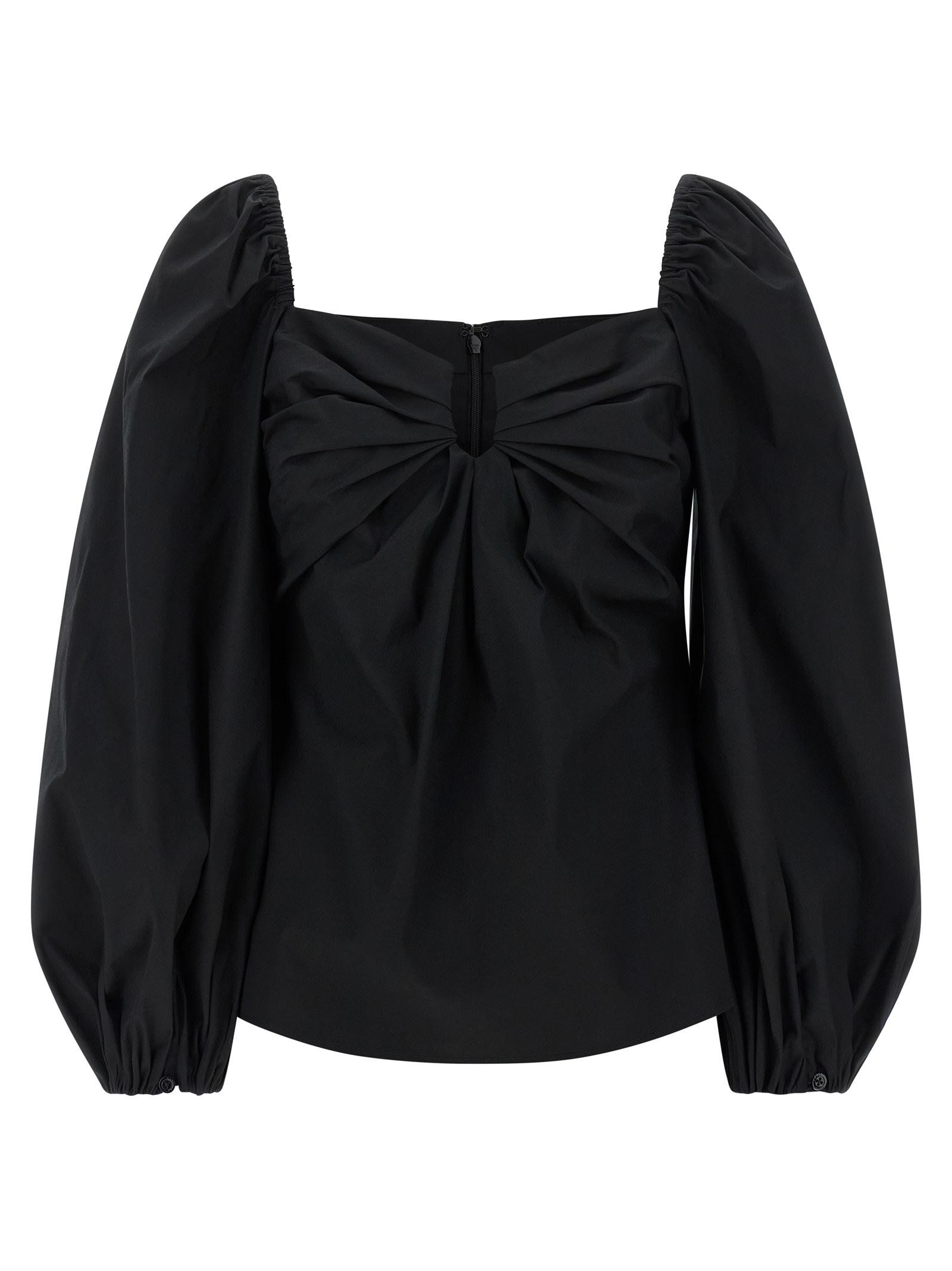 carolina herrera puff sleeve top