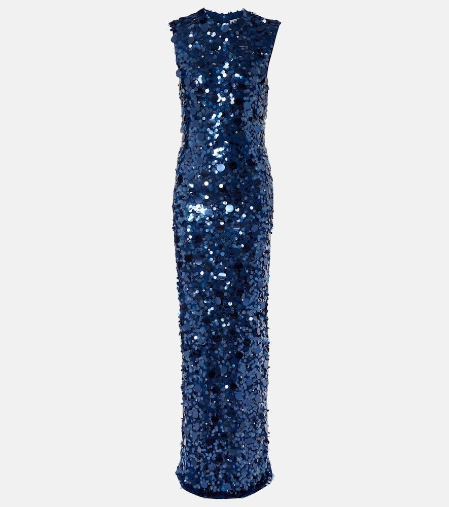 carolina herrera sequined gown
