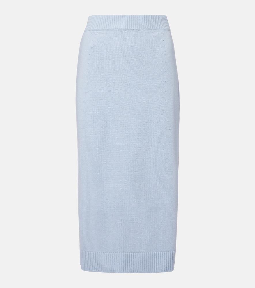 carolina herrera wool and cashmere pencil skirt