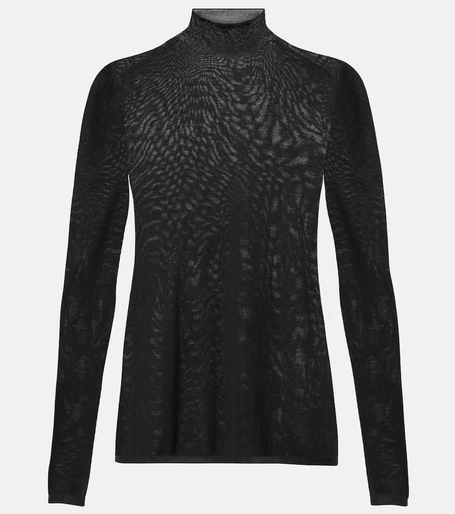 carolina herrera wool turtleneck sweater