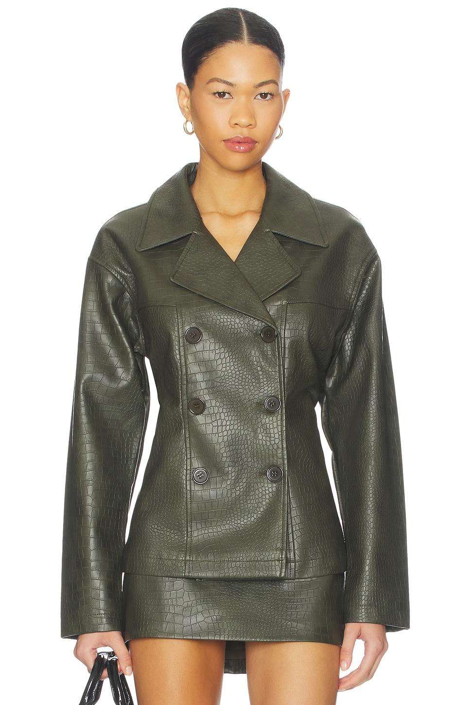 caroline faux leather jacket