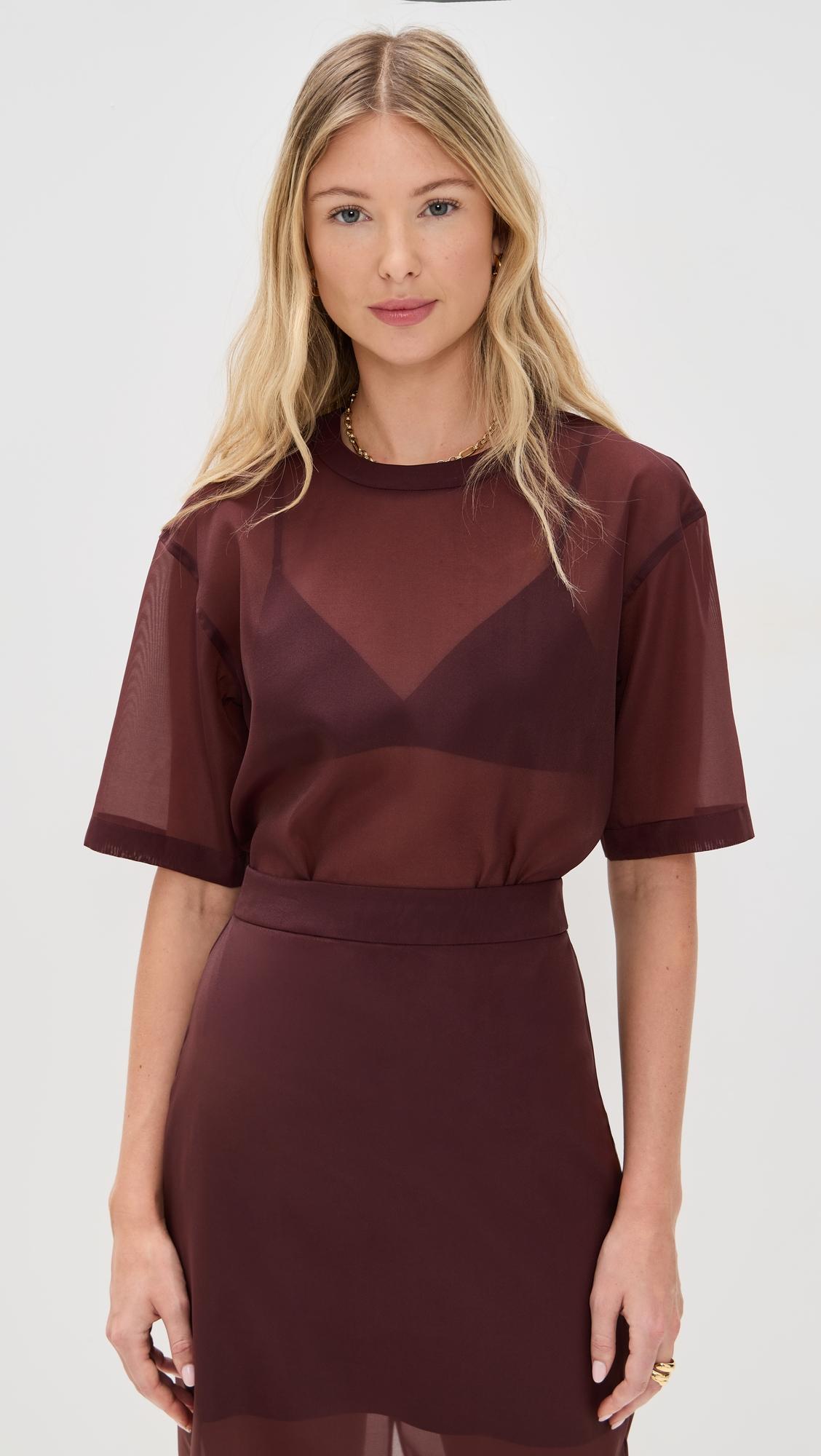 caroline organza tee