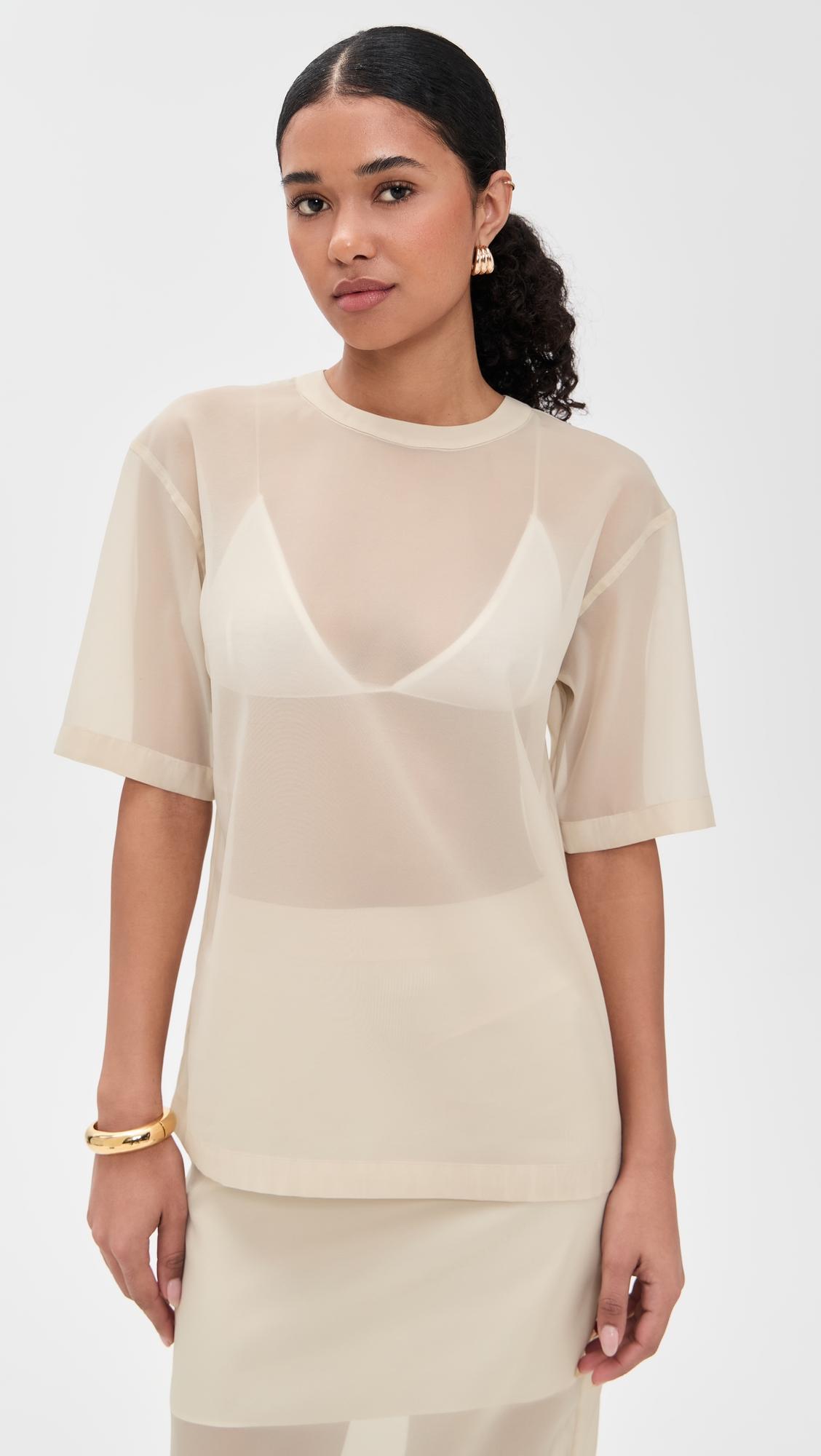 caroline organza tee