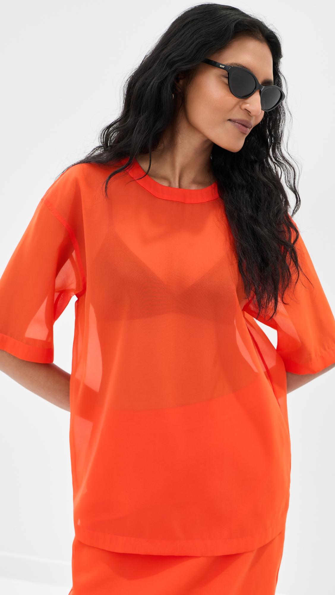 caroline organza tee