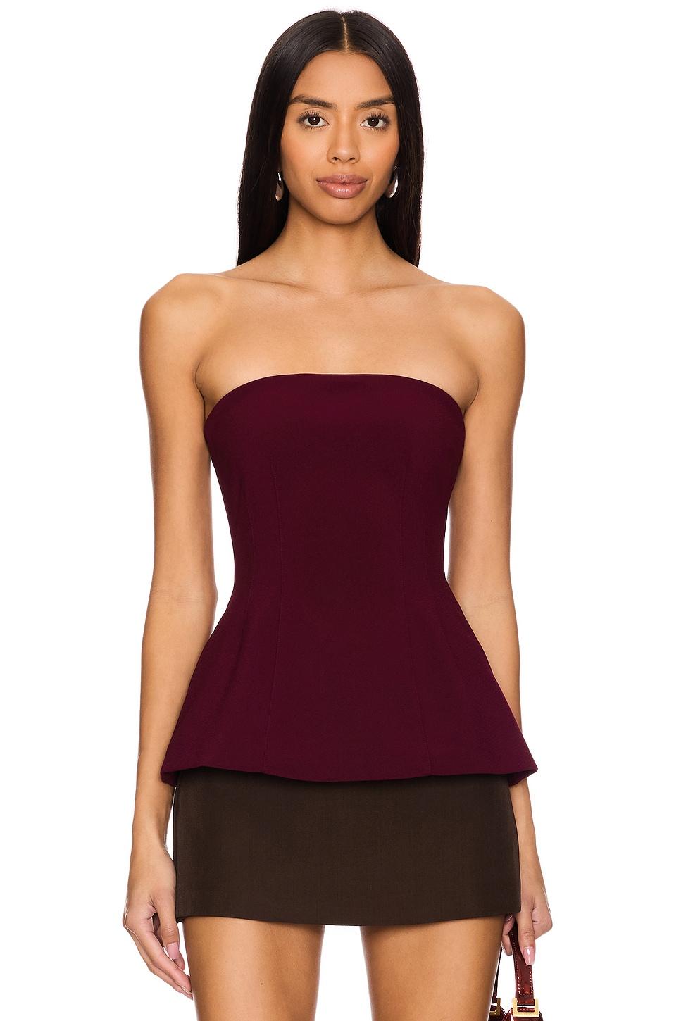 caroline strapless top