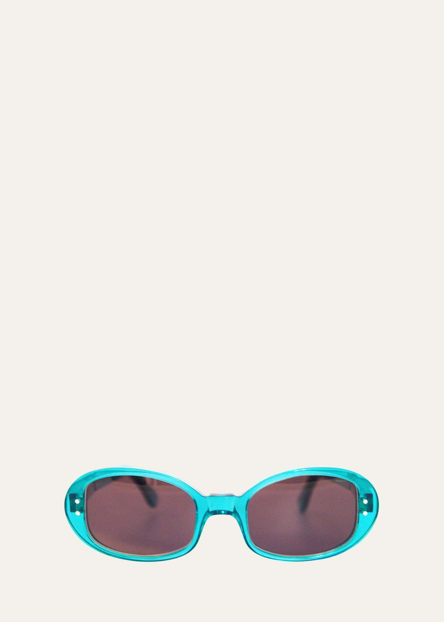 carolyn oval acetate sunglasses